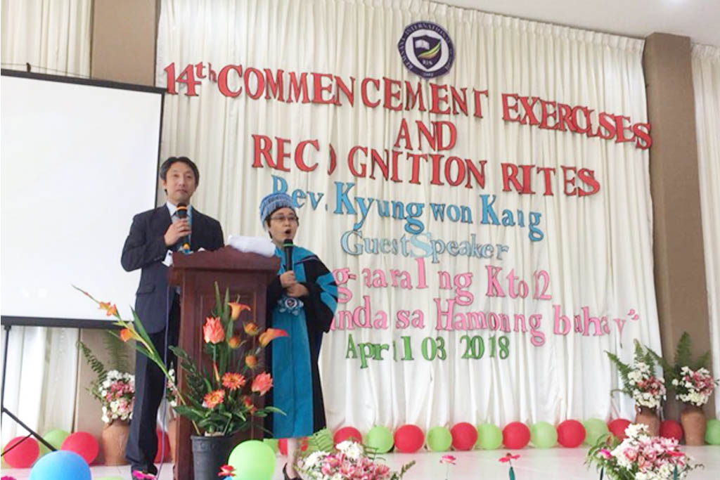 14th Commencement Excercise and Recognition-Rev. Kyung won Kang-Remnant International School-Balungao Campus